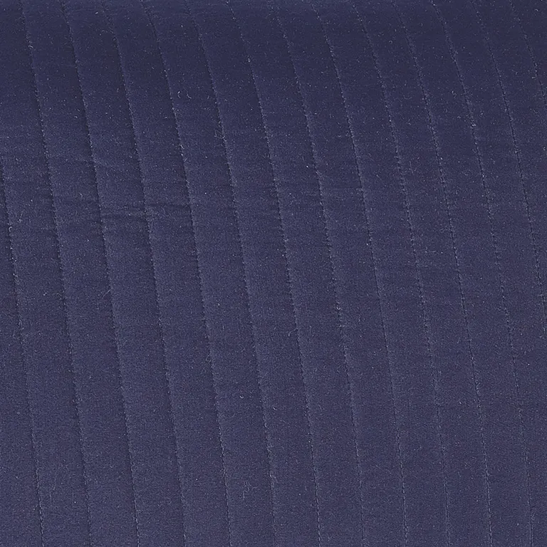 3 Piece Fabric King Coverlet Set with Vertical Channel Stitching Photo 3