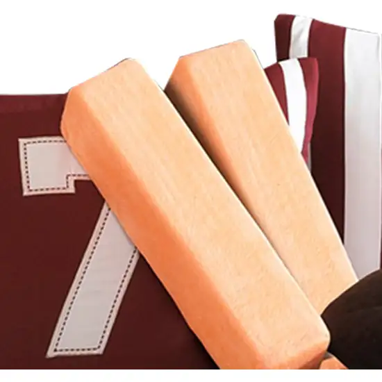 6 Piece Full Comforter Set with Football Field Print Photo 1