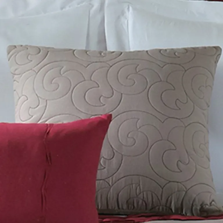 8 Piece King Polyester Comforter Set with Floral Print Photo 4