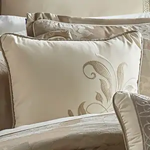 Photo of 9 Piece Queen Polyester Comforter Set with Damask Print