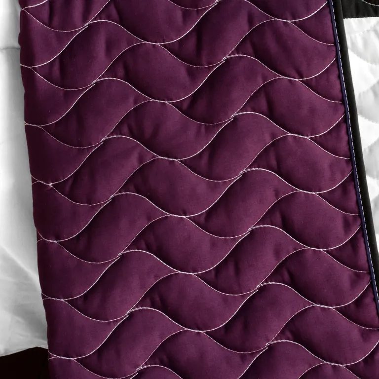 Afterglow - 3PC Vermicelli - Quilted Patchwork Quilt Set (Full/ Size) Photo 3