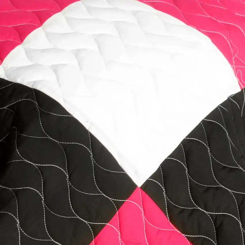 Afterglow - 3PC Vermicelli - Quilted Patchwork Quilt Set (Full/ Size) Photo 5