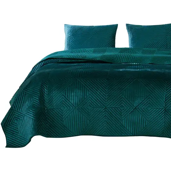 Ahab 36 x 20 King Pillow Sham, Polyester Filling, Motif, Dutch Velvet Photo 4
