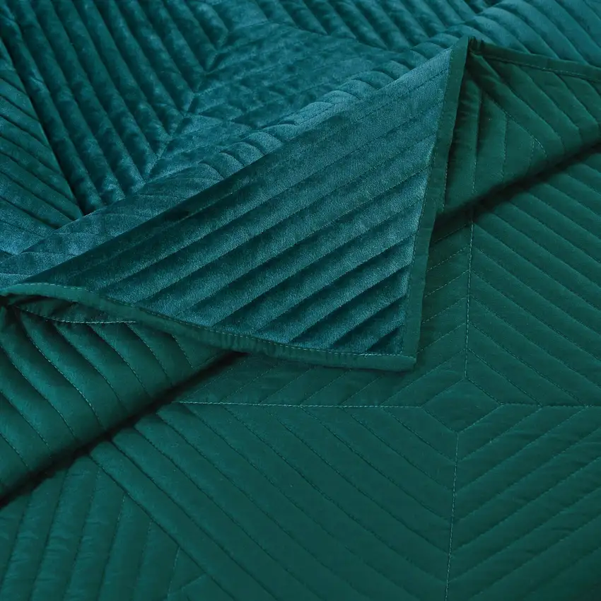 Ahab 60 x 50 Quilted Throw Blanket, Polyester Filling, Dutch Velvet Photo 4