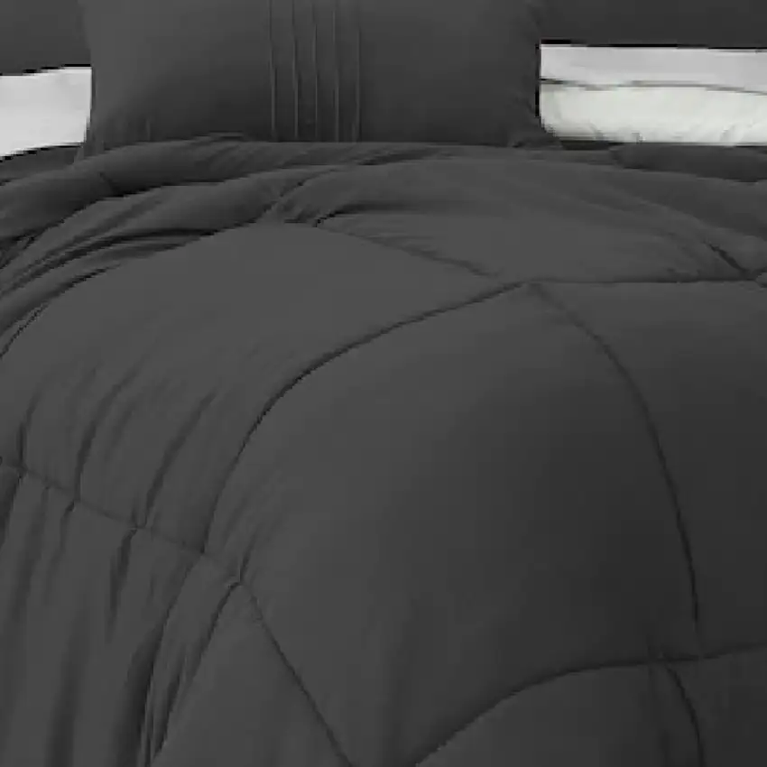 Alice 8 Piece King Comforter Set, Soft Dark By The Urban Port Photo 3