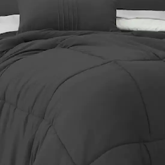 Alice 8 Piece Queen Comforter Set, Soft Dark By The Urban Port Photo 3