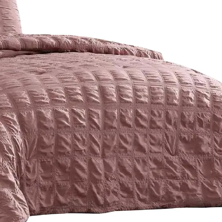Alice 5 Piece Queen Comforter Set, Textured, The Urban Port Photo 4