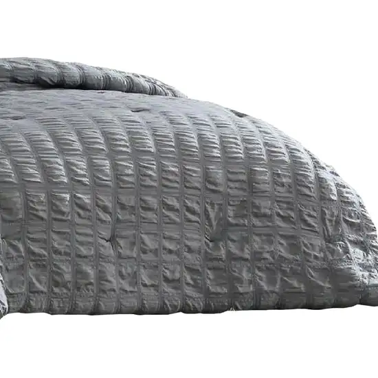 Alice 5 Piece Queen Comforter Set, Textured, The Urban Port Photo 4