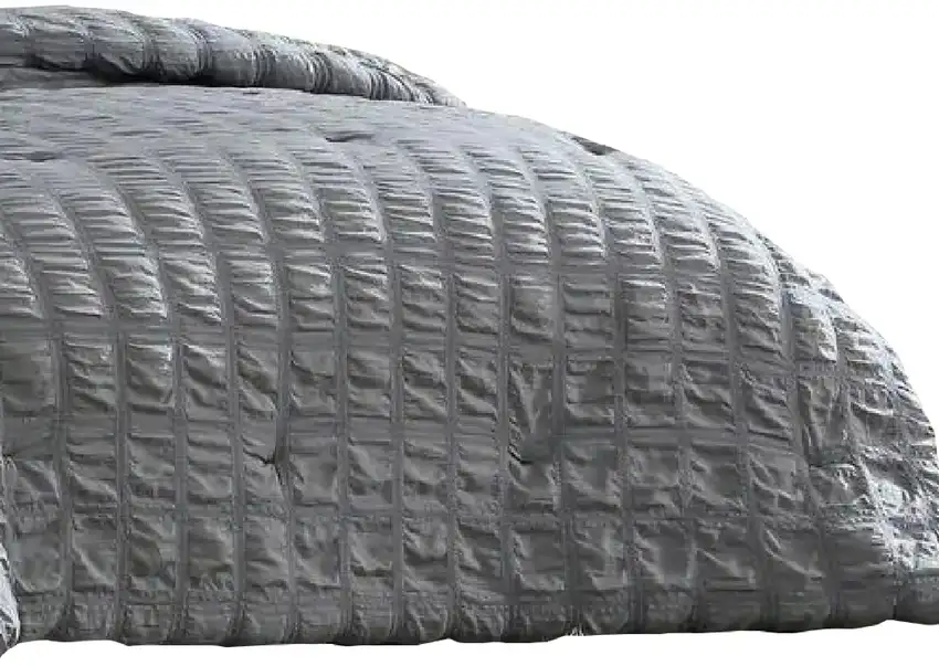 Alice 5 Piece Queen Comforter Set, Textured, The Urban Port Photo 4