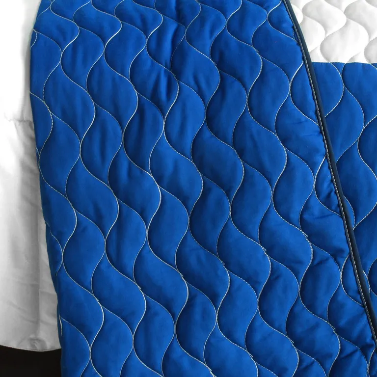 Anything is Possible - Vermicelli-Quilted Patchwork Plaid Quilt Set Full/Queen Photo 3