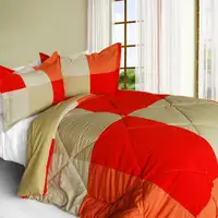 Photo of Beautiful Prairie - Quilted Patchwork Down Alternative Comforter Set (Twin Size)