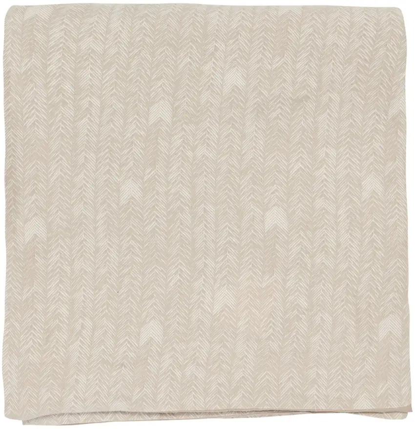 Beige Queen 100% Cotton 200 Thread Count Washable Duvet Cover Photo 2