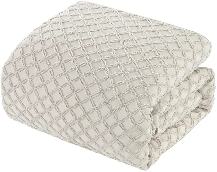 Beige Twin Polyester 180 Thread Count Washable Duvet Cover Set Photo 6