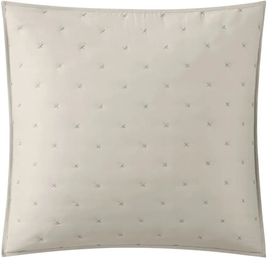 Beige Twin Polyester 140 Thread Count Washable Down Comforter Set Photo 3