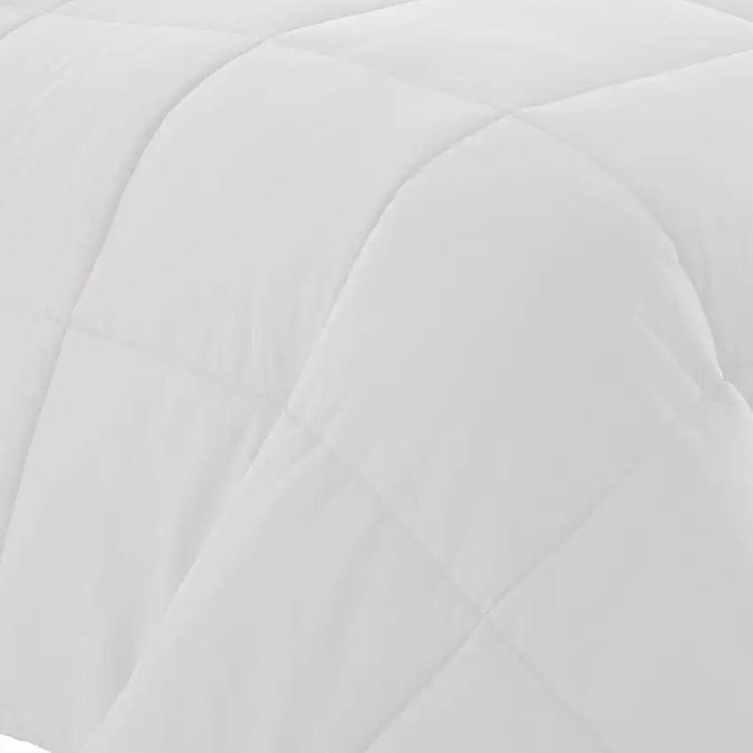 Beth Reversible Microfiber King Comforter, Squared Stitching Photo 3