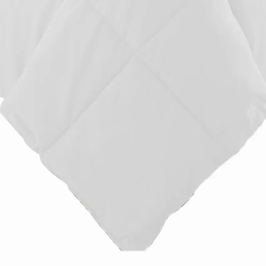Beth Reversible Microfiber Twin Comforter, Squared Stitching Photo 4