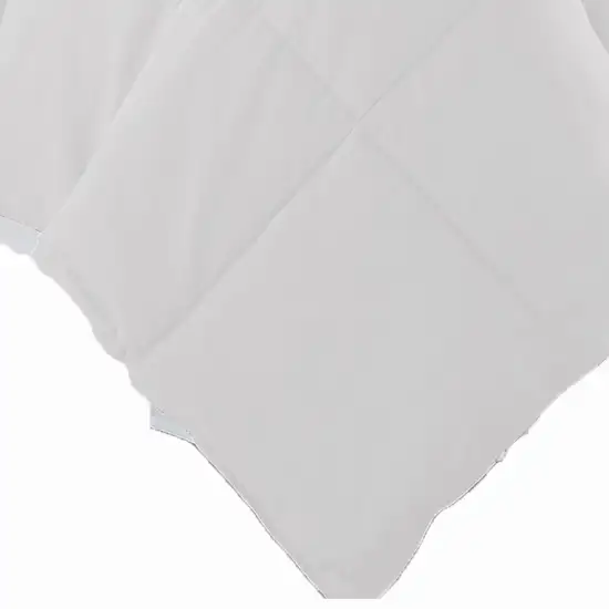 Beth Reversible Microfiber Twin Comforter, Squared Stitching Photo 4