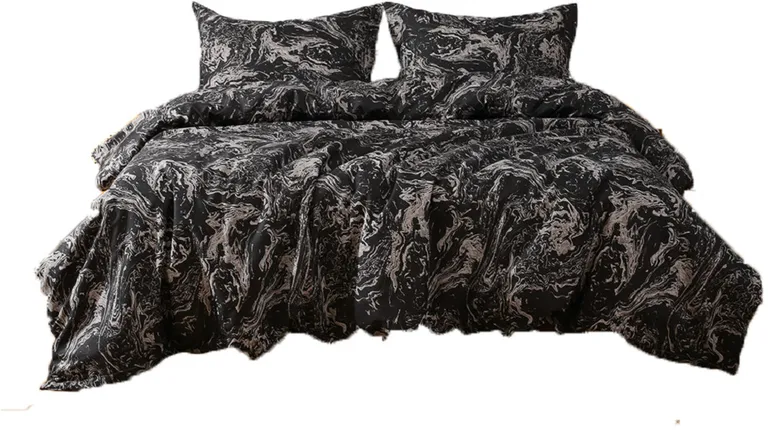 Microfiber 1400 Thread Count Washable Duvet Cover Set Photo 2