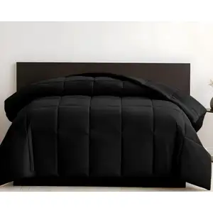 Photo of Box Stitch Microfiber Down Alternative Comforter