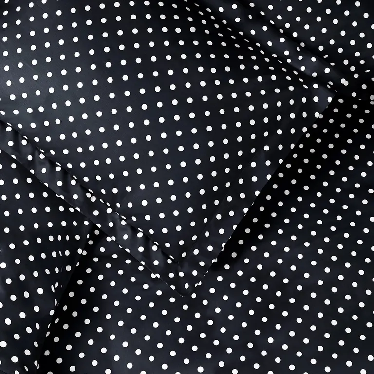 Black King Cotton Blend 600 Thread Count Washable Duvet Cover Set Photo 5