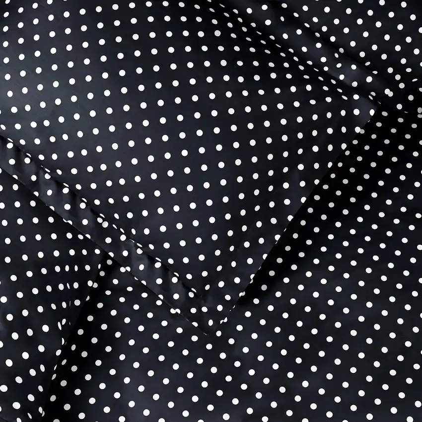 Black King Cotton Blend 600 Thread Count Washable Duvet Cover Set Photo 6