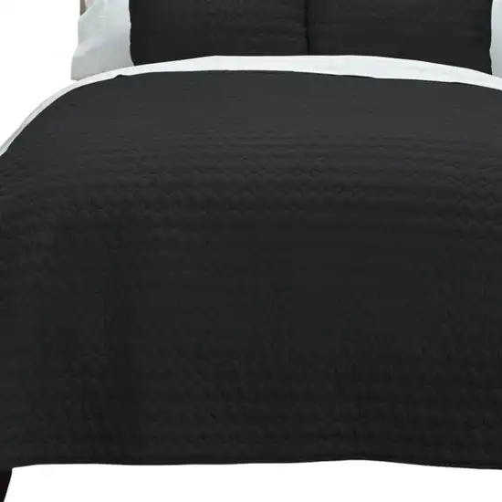 Black Queen 100% Cotton 300 Thread Count Machine Washable Down Alternative Comforter Photo 3