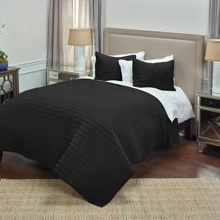Twin 100% Cotton 300 Thread Count Machine Washable Down Alternative Comforter Photo 2