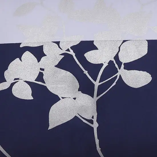 Blue And White King Cotton Washable Duvet Cover Set With Two Shams Photo 3