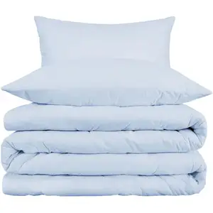 Photo of Blue King Cotton Blend Washable Duvet Cover Set