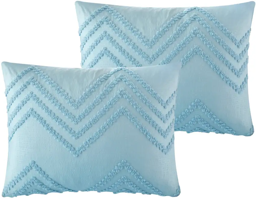 Blue King PolYester 180 Thread Count Washable Duvet Cover Set Photo 5