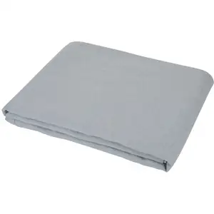 Photo of Blue Linen King Flat Sheet