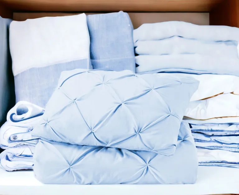 Blue  Microfiber Washable Microfiber Down Alternative Comforter Photo 1