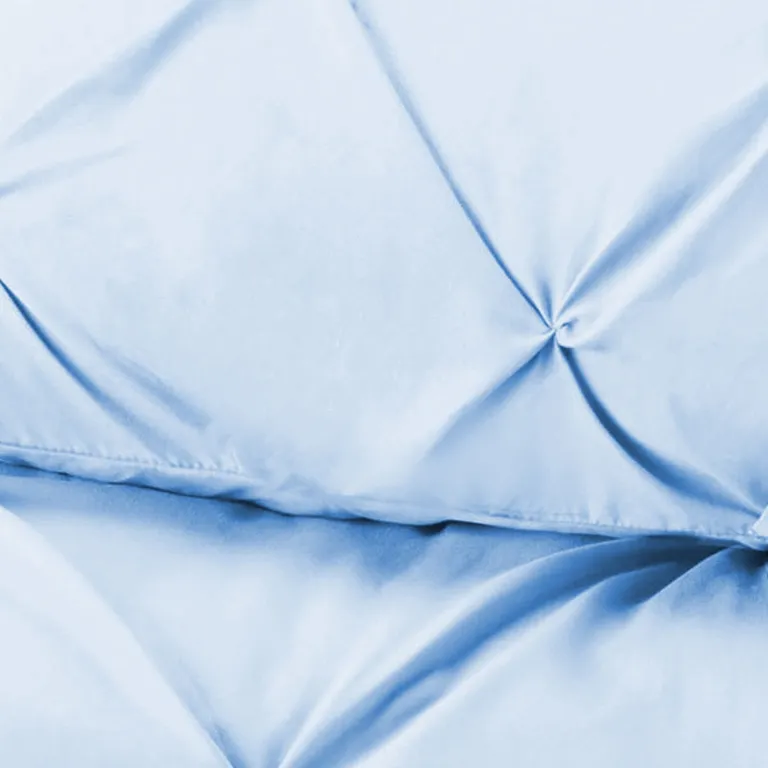 Blue  Microfiber Washable Microfiber Down Alternative Comforter Photo 5