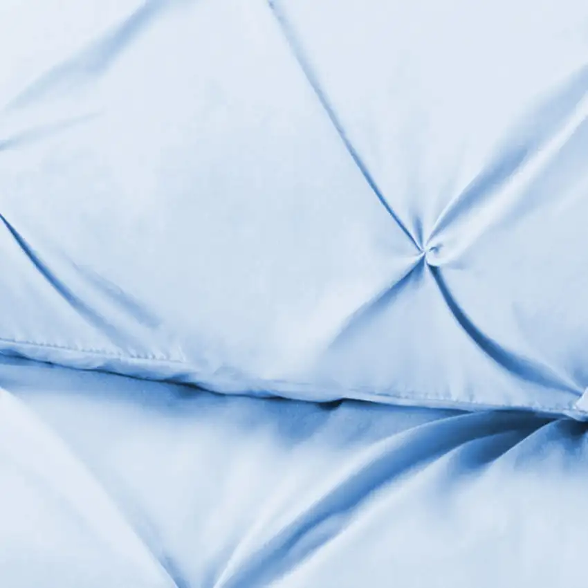 Blue  Microfiber Washable Microfiber Down Alternative Comforter Photo 5