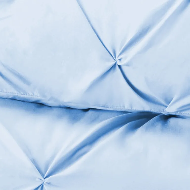 Blue  Microfiber Washable Microfiber Down Alternative Comforter Photo 5
