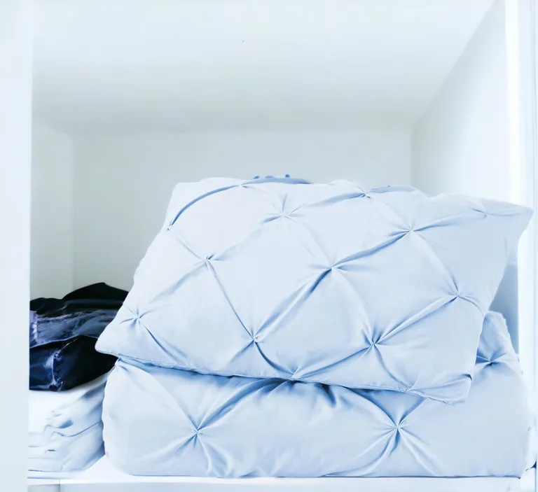 Blue  Microfiber Washable Microfiber Down Alternative Comforter Photo 1