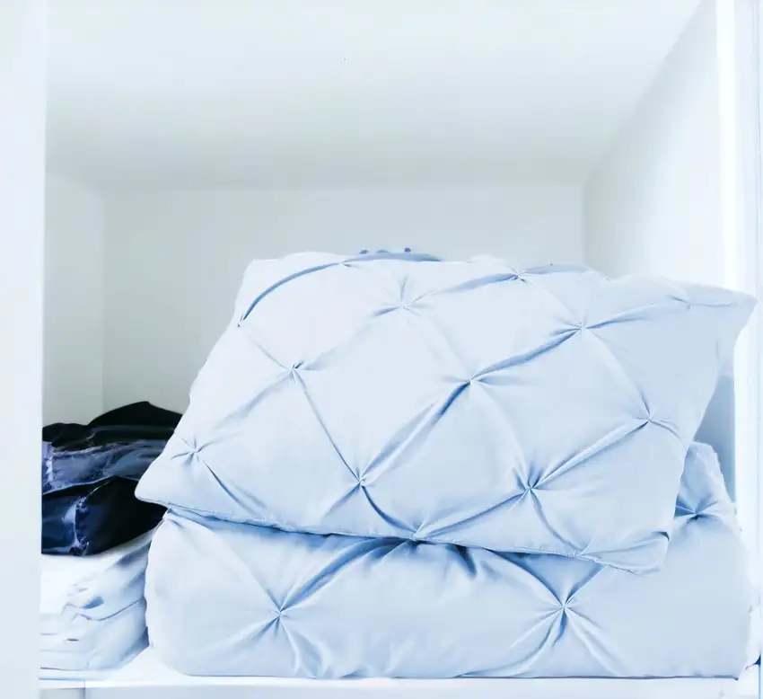 Blue  Microfiber Washable Microfiber Down Alternative Comforter Photo 2