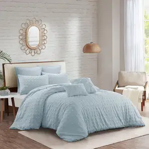 Photo of Blue Queen PolYester 220 Thread Count Washable Duvet Cover Set
