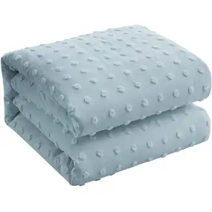 Photo of Blue Twin PolYester 220 Thread Count Washable Duvet Cover Set