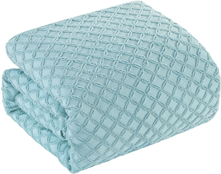 Blue Twin PolYester 180 Thread Count Washable Duvet Cover Set Photo 5