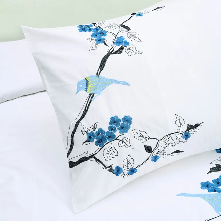 King 100% Cotton 200 Thread Count Washable Duvet Cover Set Photo 4