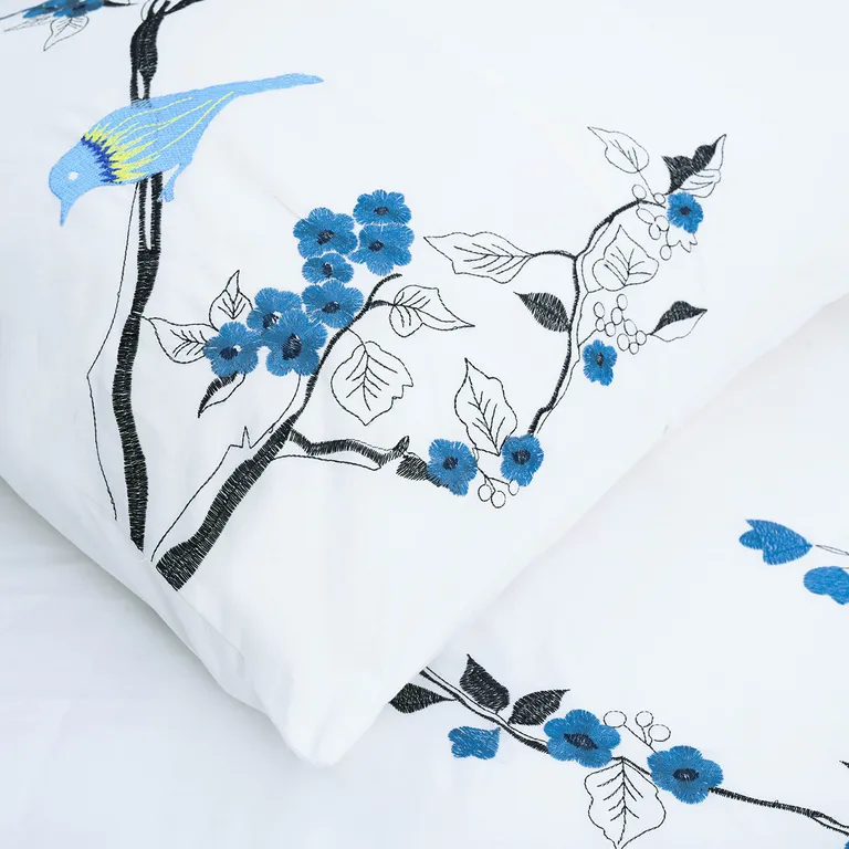 King 100% Cotton 200 Thread Count Washable Duvet Cover Set Photo 5