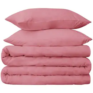 Photo of Blush King Cotton Blend Washable Duvet Cover Set