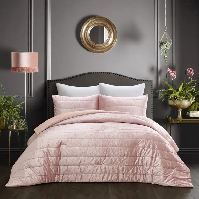 King Polyester 180 Thread Count Washable Down Comforter Set Photo 5