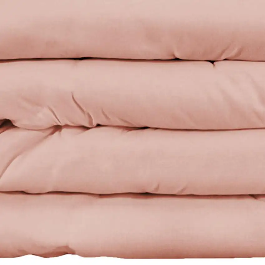 Blush Queen Cotton Blend Washable Duvet Cover Set Photo 3