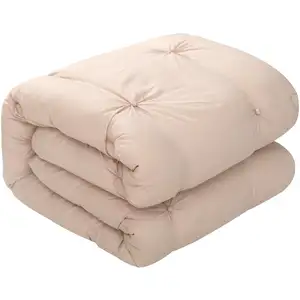 Photo of Blush Queen Polyester 180 Thread Count Washable Down Comforter Set