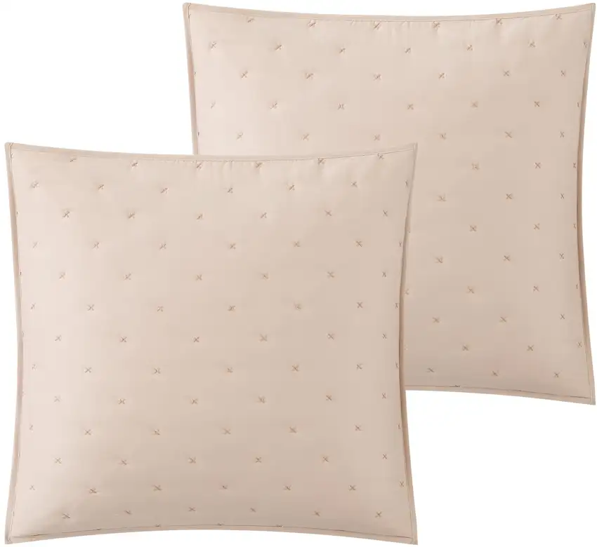 Blush Queen Polyester 180 Thread Count Washable Down Comforter Set Photo 3