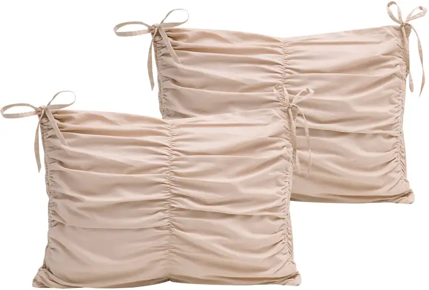 Blush Queen Polyester 180 Thread Count Washable Down Comforter Set Photo 4