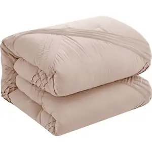 Photo of Blush Queen Polyester 180 Thread Count Washable Down Comforter Set