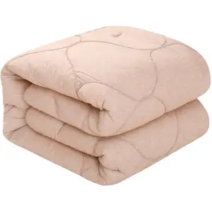 Photo of Blush Queen Polyester 180 Thread Count Washable Down Comforter Set